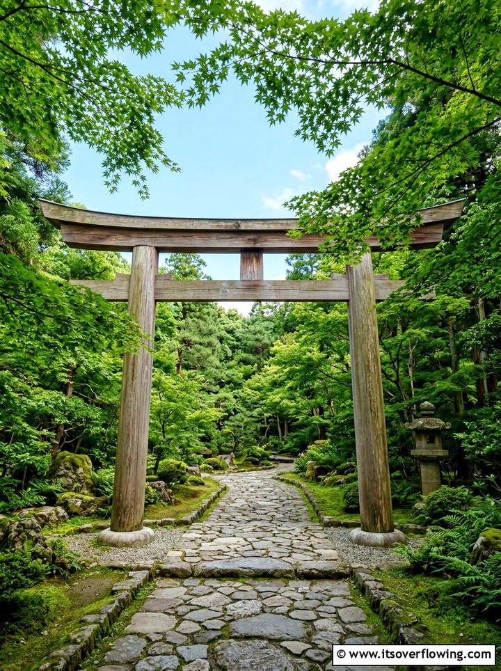 Torii Gate - 25 garden ideas for japanese style