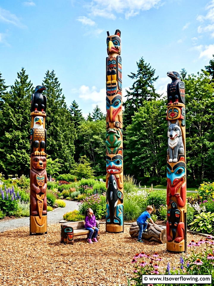 Totem Pole Play Space - 25 garden design ideas for play areas