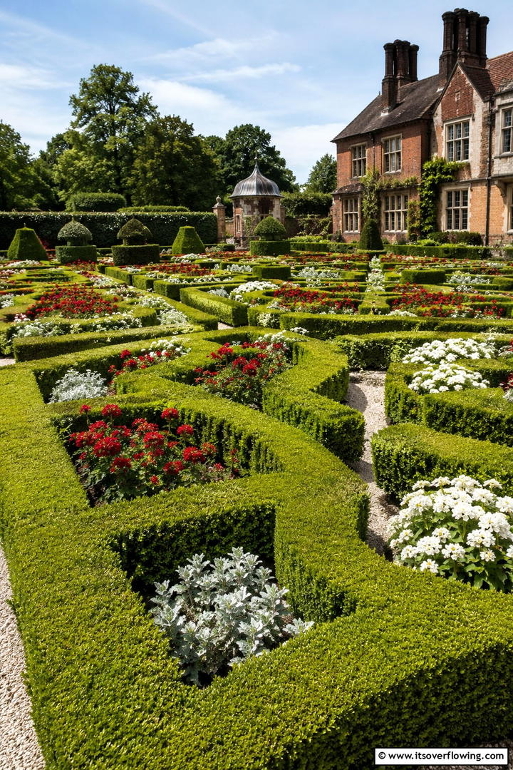 Traditional English Parterre - 30 Parterre Garden Ideas for Elegant Outdoor Spaces