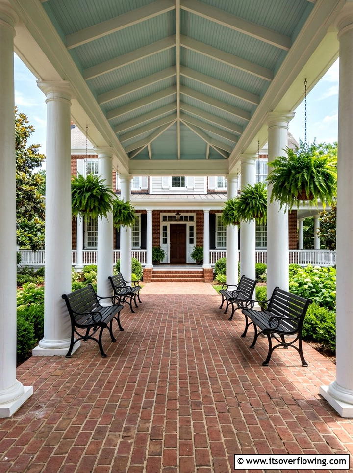 Traditional Porch With Columns - 25 front porch ideas for large porches