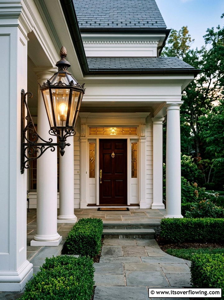Traditional carriage light - 25 front porch ideas with sconces