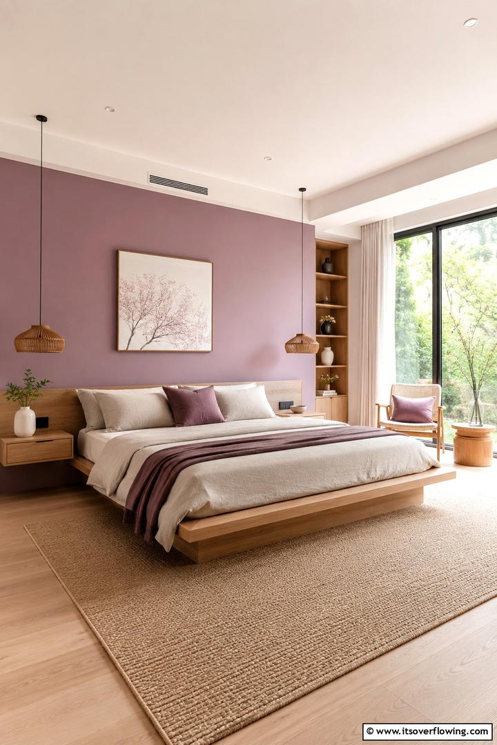 Tranquil Mauve Mood - 30 Purple Bedroom Ideas for a Dreamy and Relaxing Retreat
