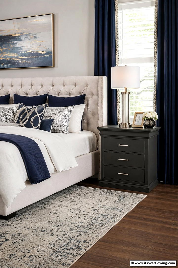 Transitional Hybrid Nightstand - 30 Nightstand Decor Ideas to Enhance Your Bedroom Style