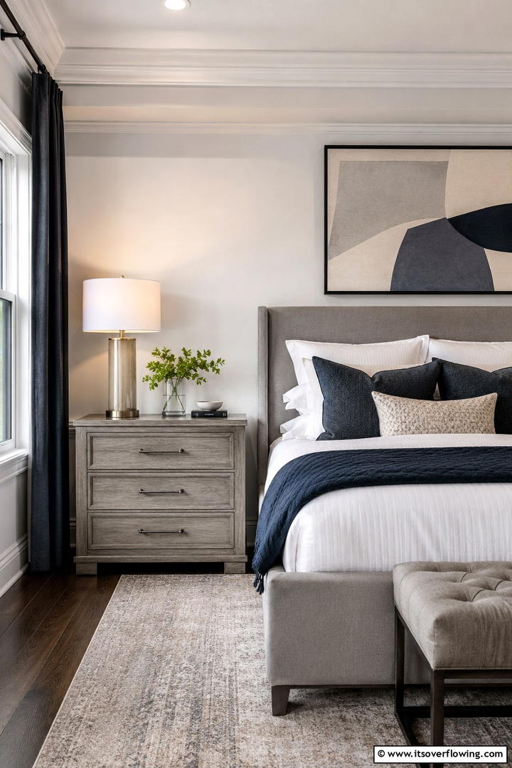 Transitional Style - 30 Innovative Nightstand Ideas for Bedroom Functionality