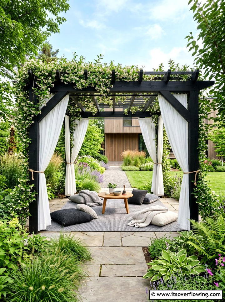 Tree Bench - 25 garden ideas for meditation