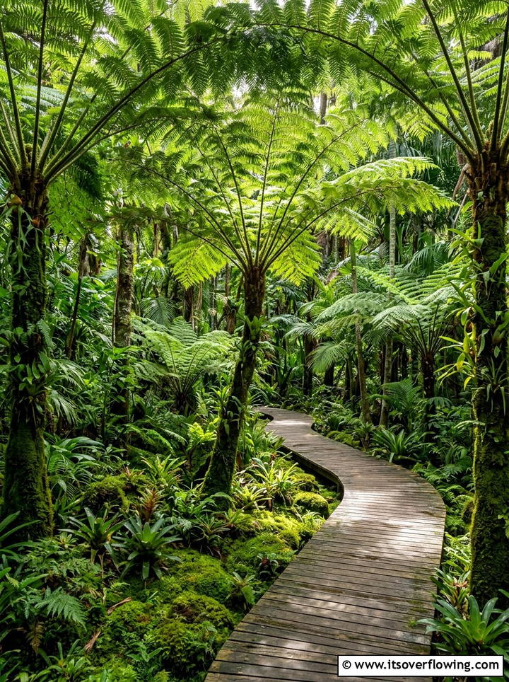 Tree Fern Tropical Garden - 25 creative garden ideas with sculptural plants