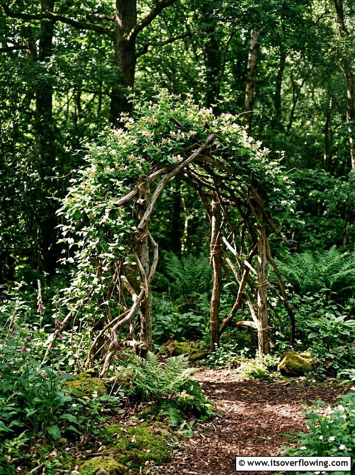 Tree branch - 25 reusing old things ideas for trellis