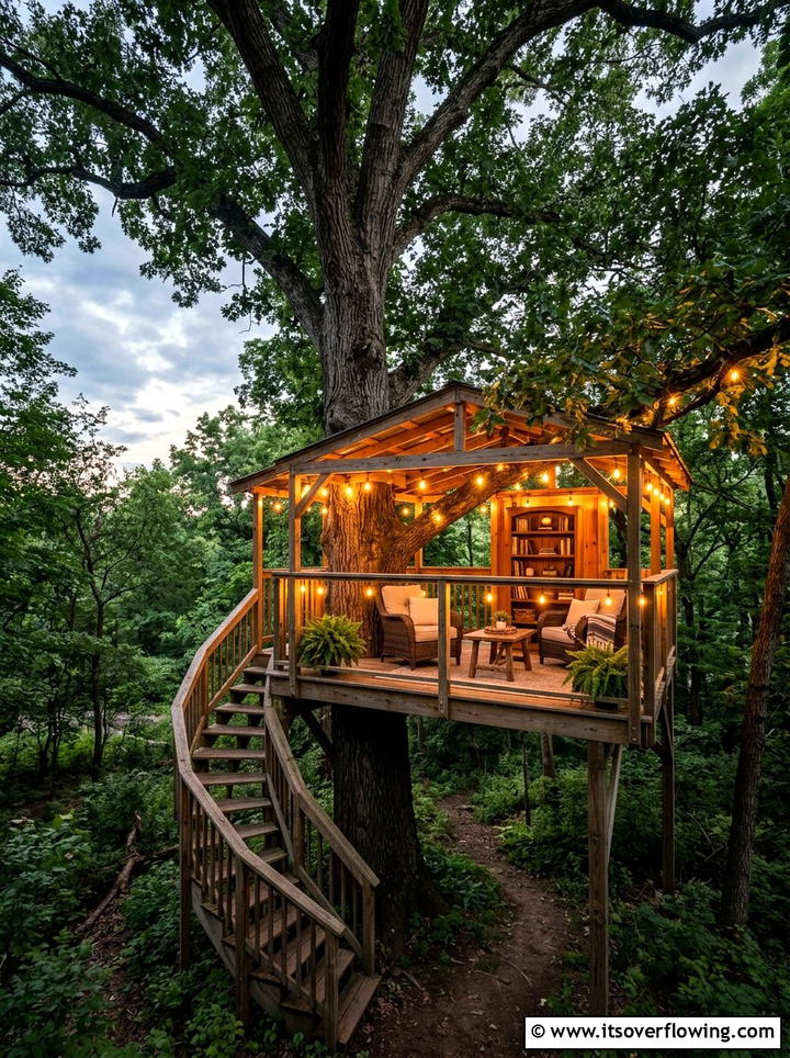 Treehouse Lounge For Adults - 25 backyard ideas with lounge area