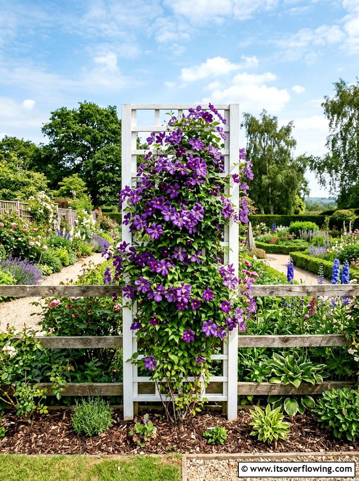 Trellis Climber - 25 garden ideas for small spaces