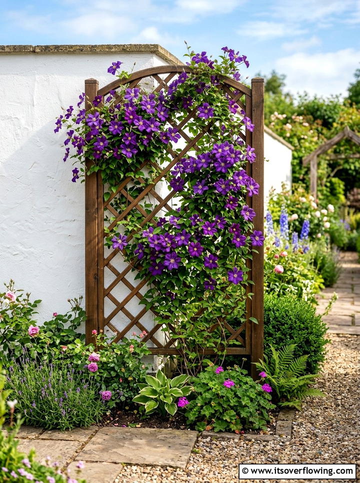 Trellis For Climbing Plants - 25 garden ideas diy