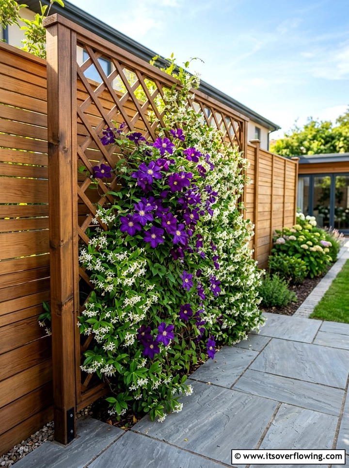 Trellis climbing plants - 25 garden design ideas for small yards