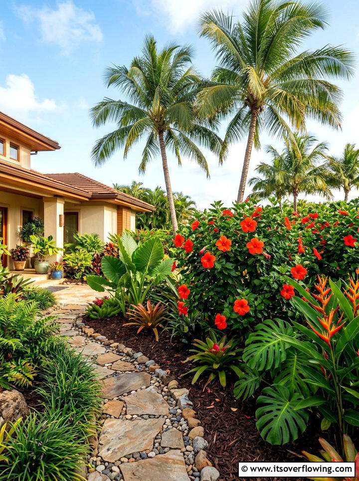 Tropical Front Yard Plants - 25 garden ideas for front yards
