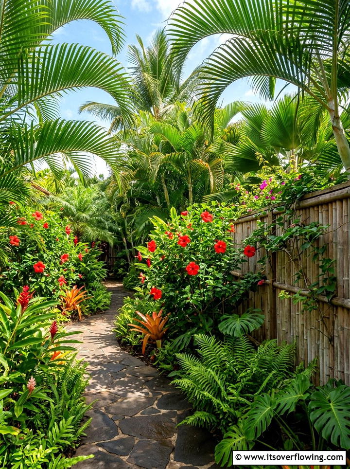 Tropical Garden - 25 garden ideas