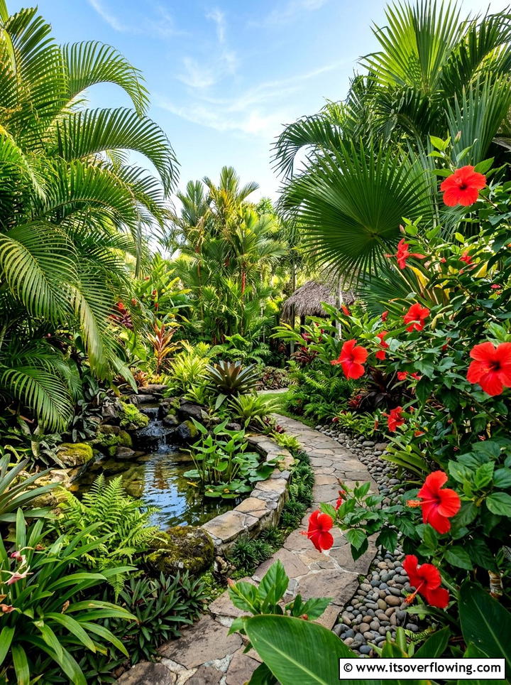 Tropical Garden - 25 garden ideas for beginners