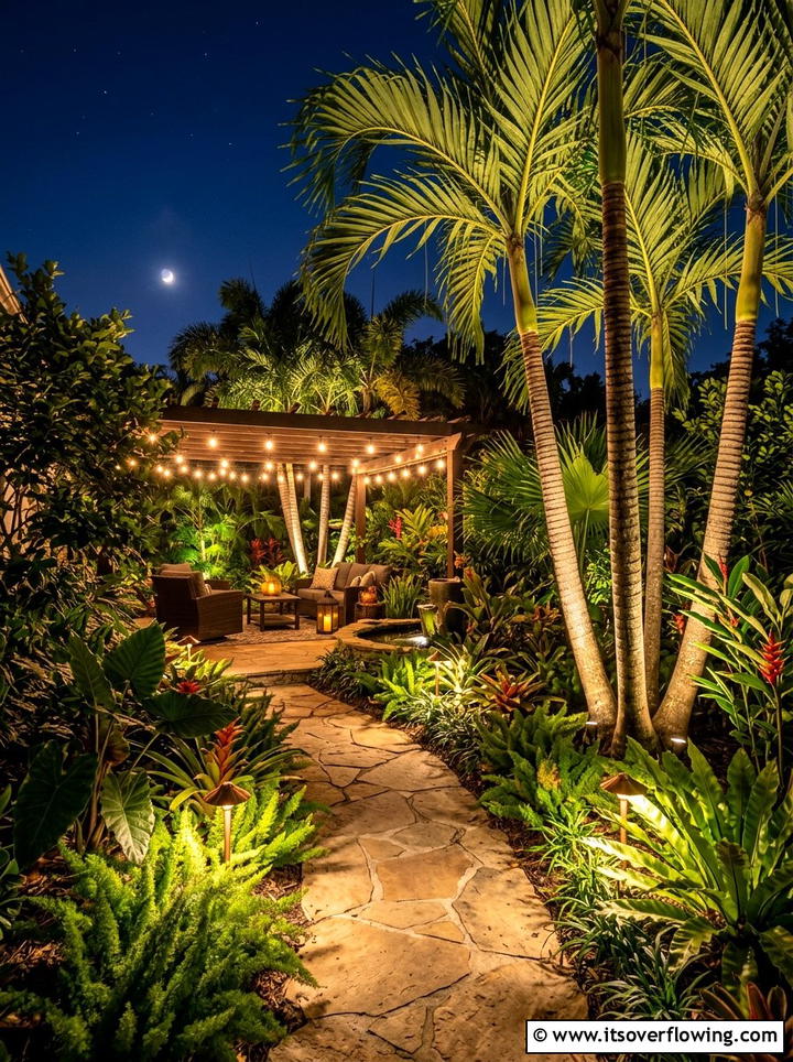Tropical Garden Lighting - 25 garden ideas for tropical style