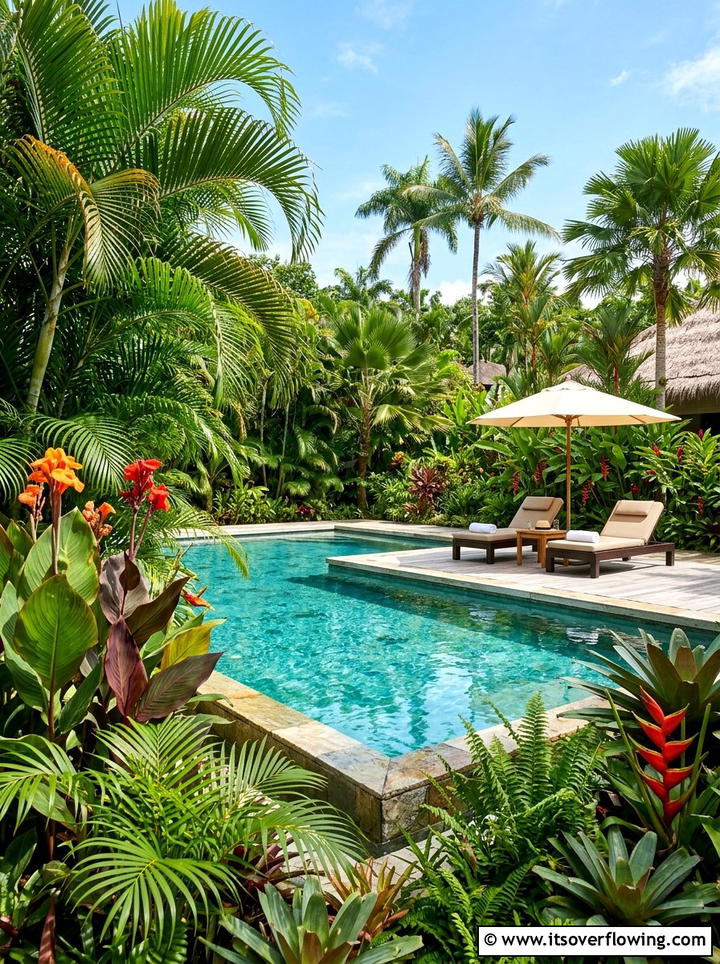 Tropical Leaf Border - 25 backyard ideas with border plants