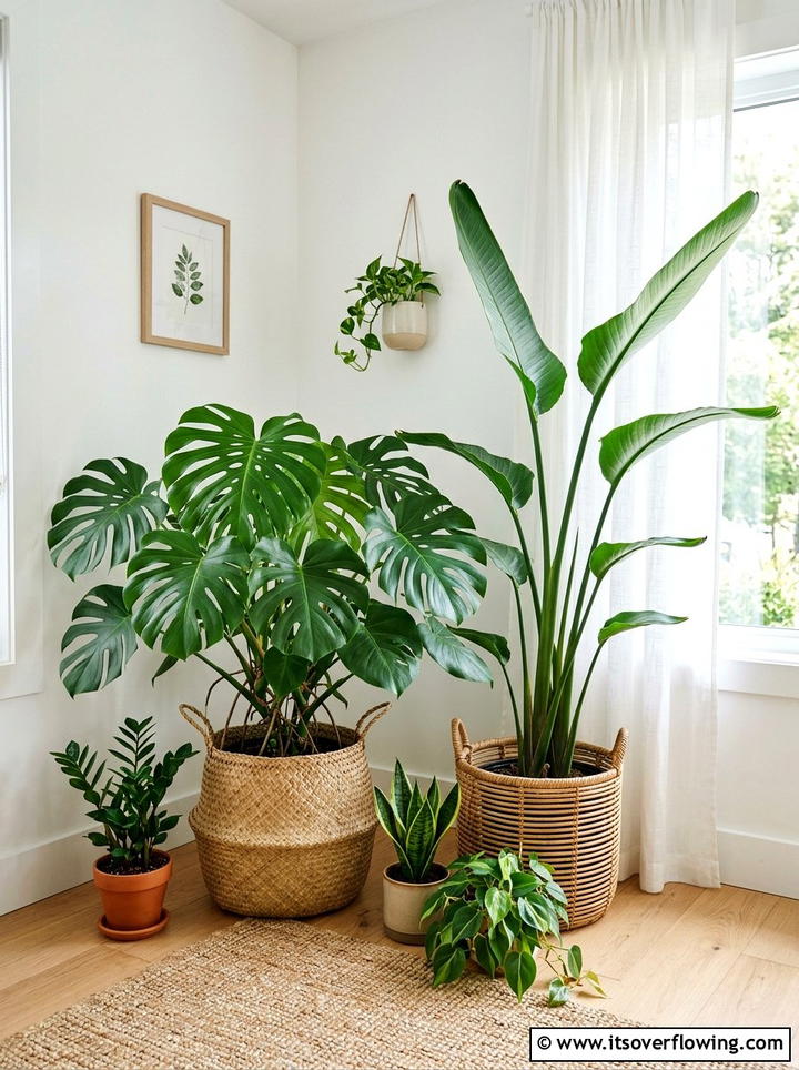 Tropical Plant Corner - 25 garden ideas for apartments