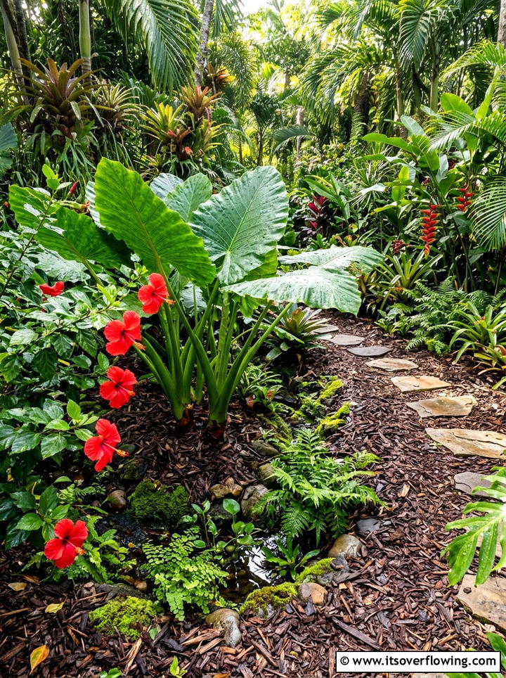 Tropical Rain Garden - 25 creative garden ideas with rain gardens