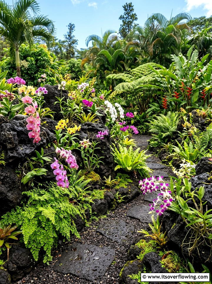 Tropical Rock Garden - 25 garden ideas for tropical style