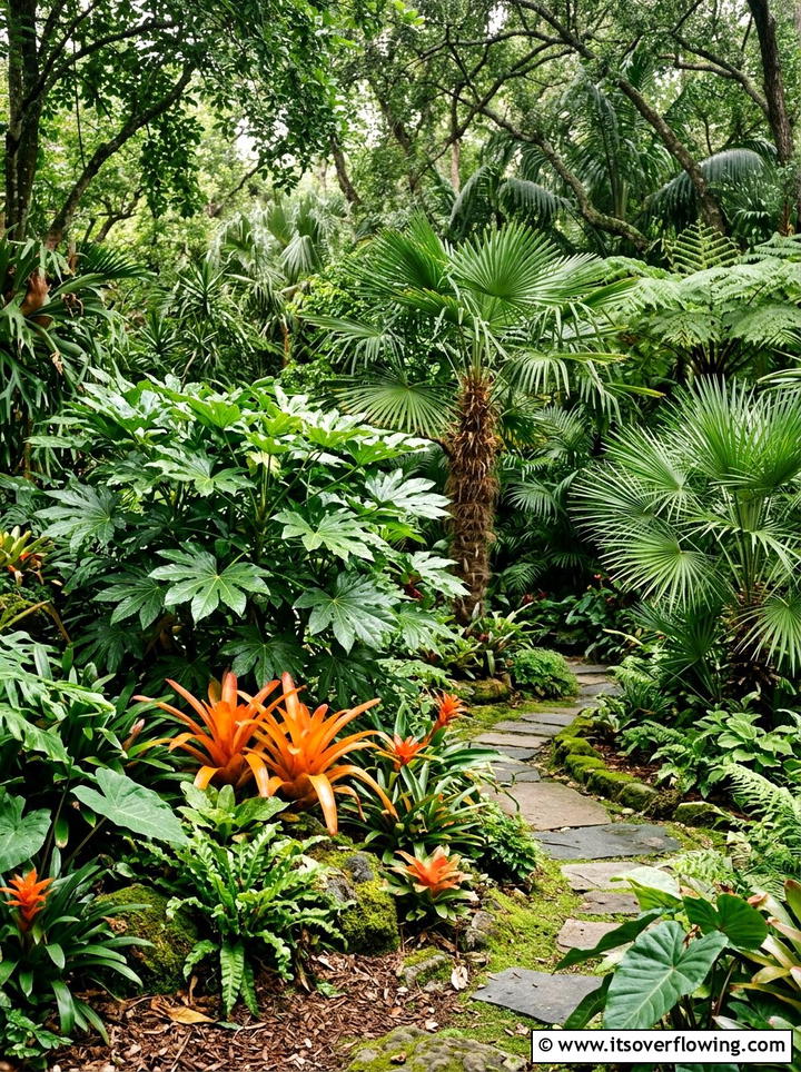 Tropical Shade Garden - 25 garden ideas for shade