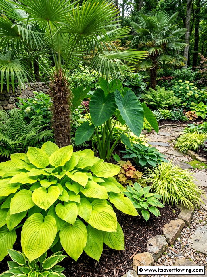 Tropical look hostas - 25 garden ideas with hostas