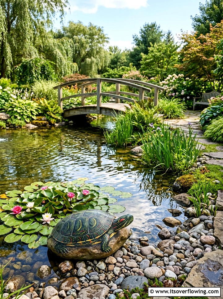 Turtle rock garden decor - 25 garden decor ideas with painted rocks