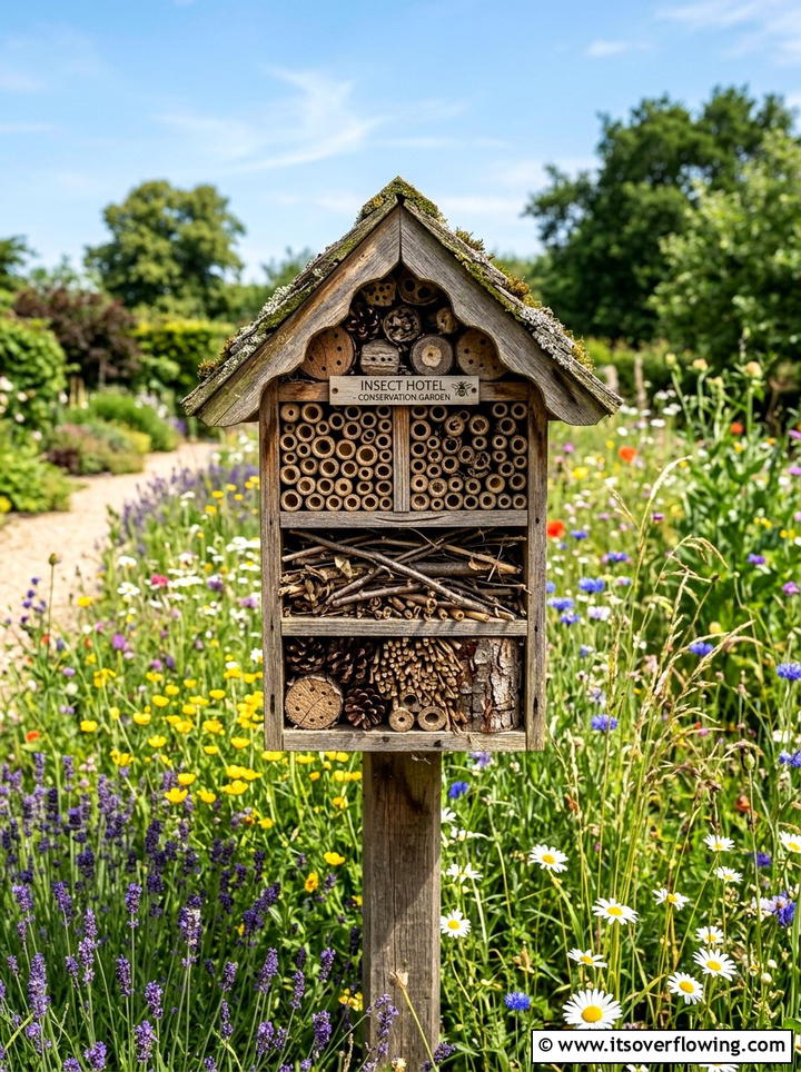 Twig Insect House - 25 recycled garden ideas with branch cuttings