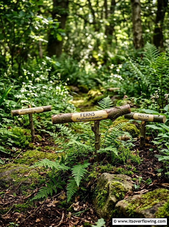 Twig plant markers - 25 recycled garden ideas with plant labels
