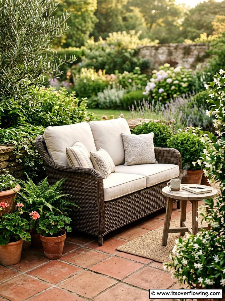 Two Seater Rattan Sofa For Small Area - 25 small garden ideas with compact furniture