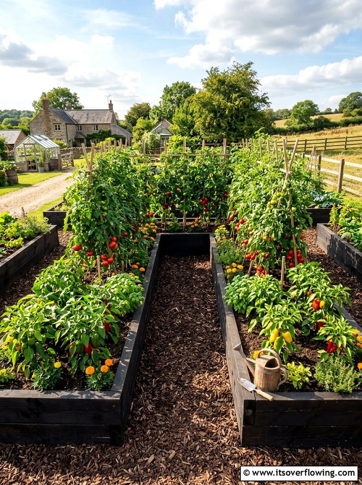 U shaped garden layout - 25 garden ideas with raised beds