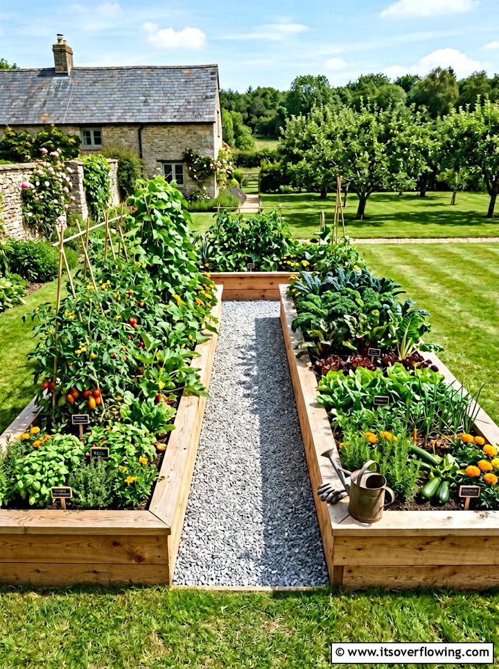 U shaped raised bed layout - 25 backyard ideas with raised beds