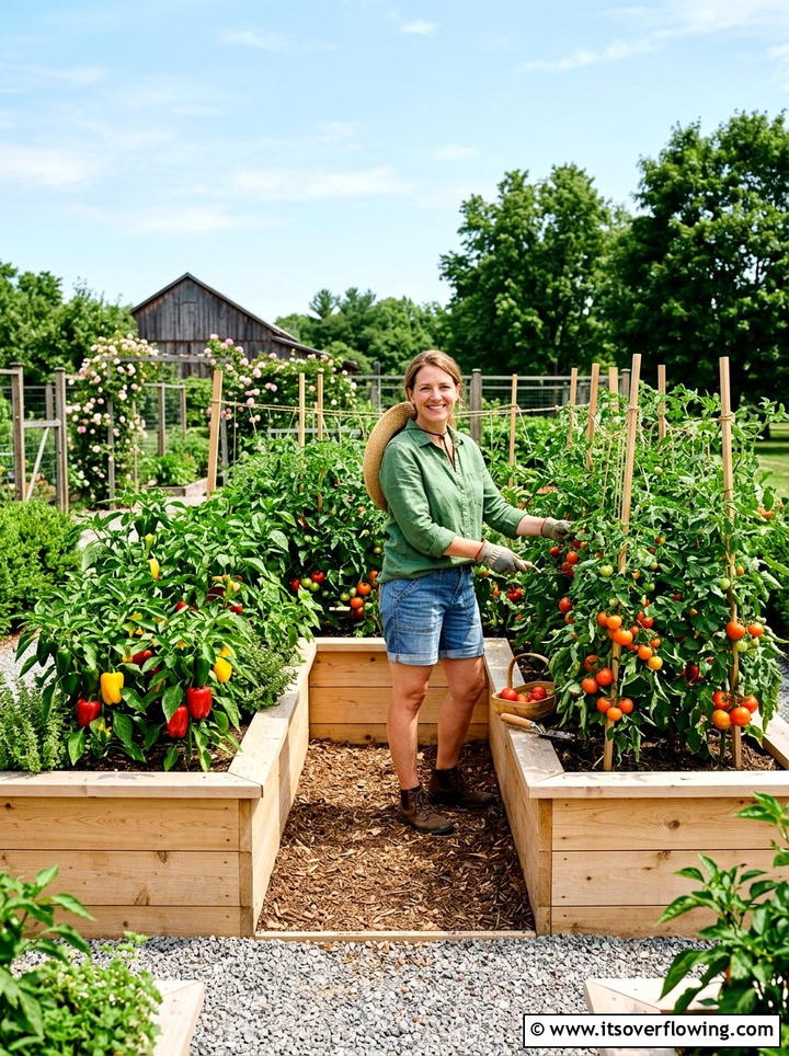 U shaped raised garden - 25 creative garden ideas with geometric beds
