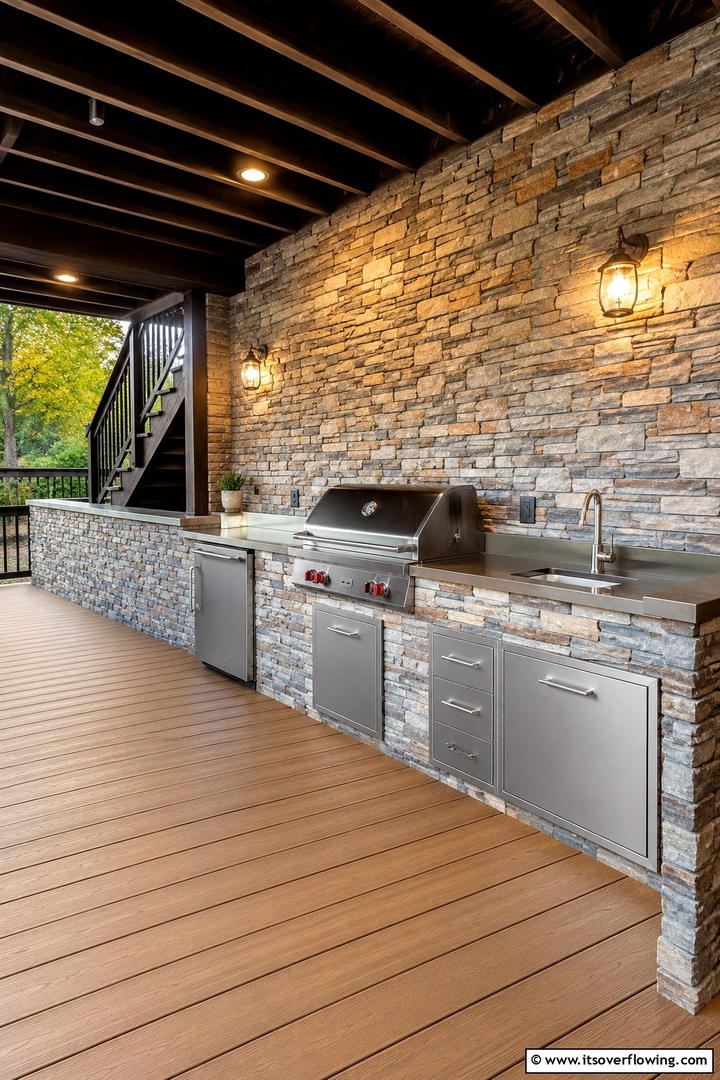 Under Deck Outdoor Kitchen - 30 Under Deck Ideas to Transform Wasted Space into Retreats