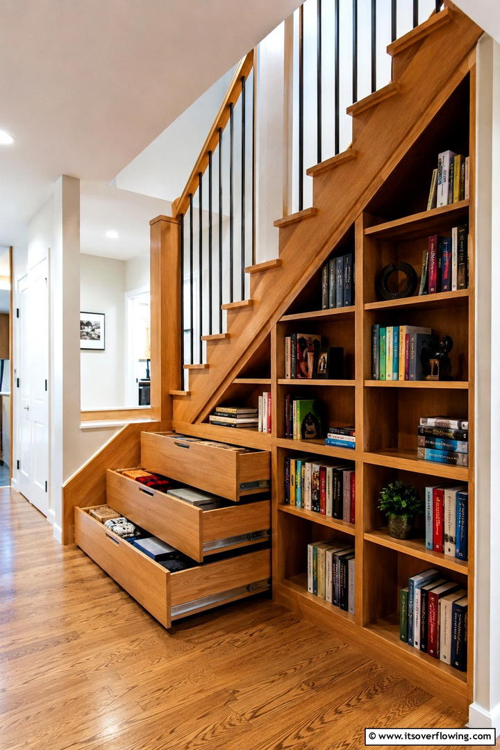 Under Stair Storage Solutions - 30 Tiny House Storage Ideas to Maximize Compact Living Spaces