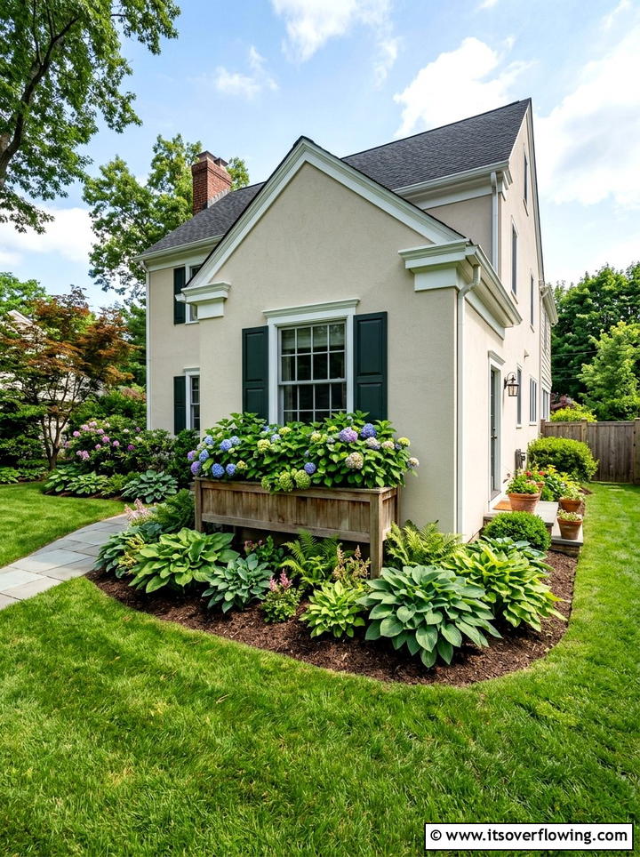 Under Window Planter Box - 25 garden ideas with planter boxes