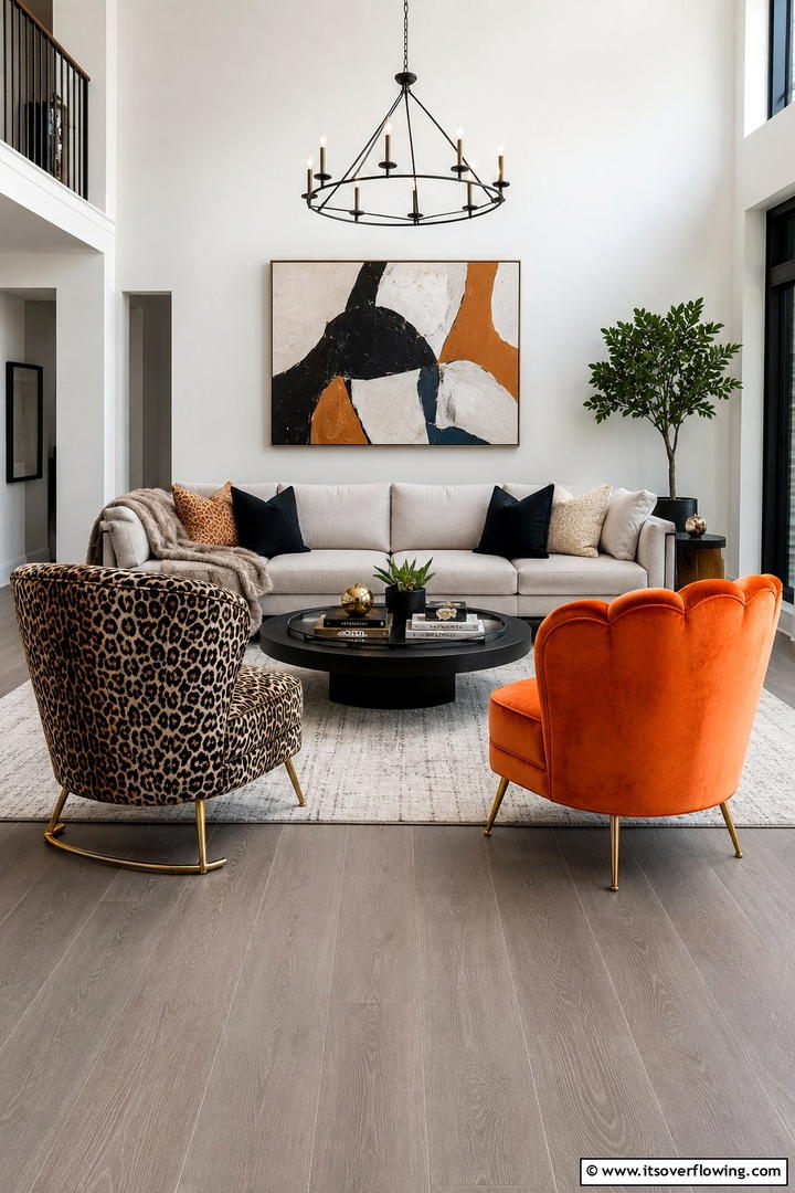 Unique Accent Chairs - 25 Eclectic Living Room Ideas for a Unique and Vibrant Space