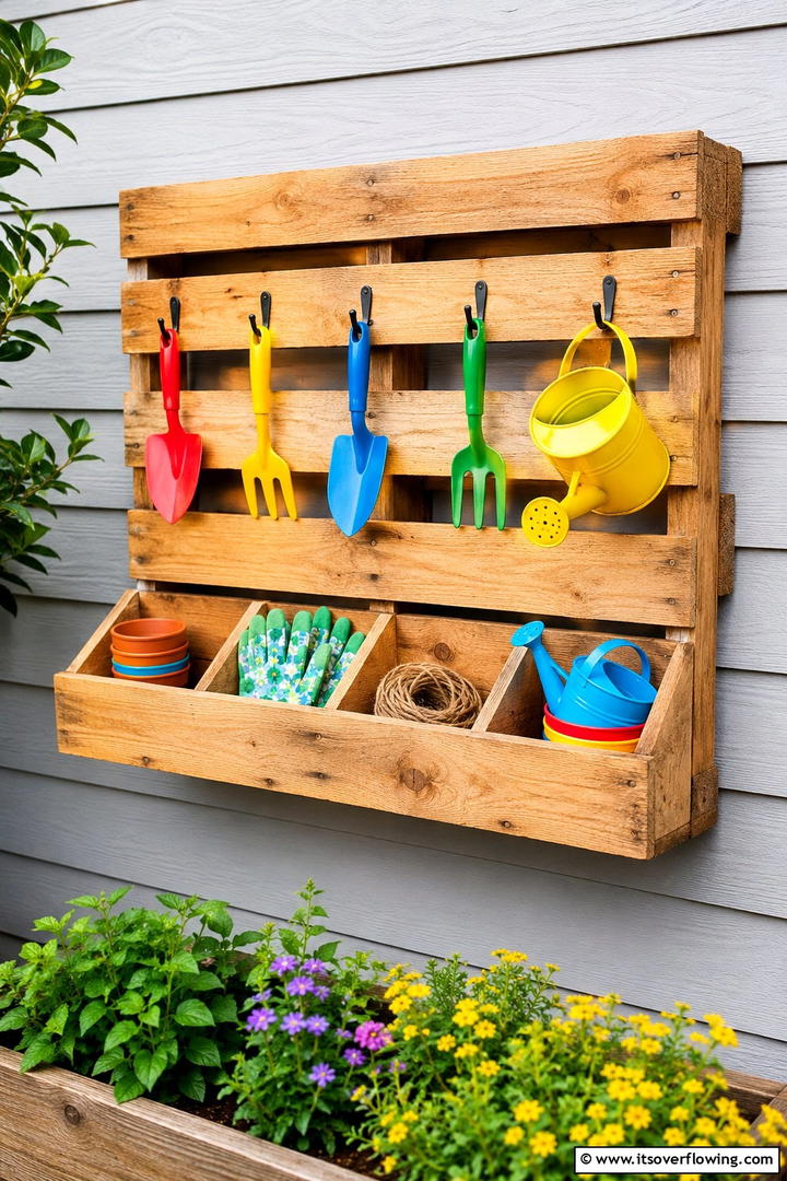 Upcycled Pallet Storage Ideas - 30 Outdoor Toy Storage Ideas to Keep Your Yard Clutter-Free