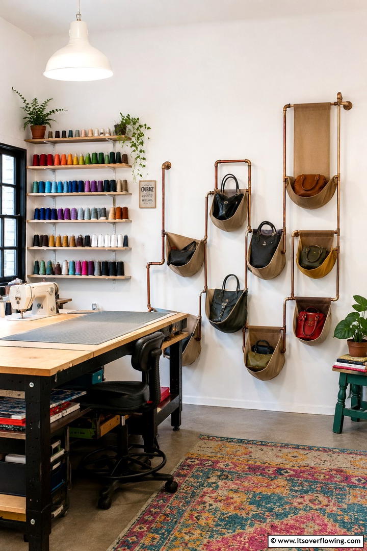 Upcycled Purse Organizer - 30 Practical Purse Storage Ideas to Organize Handbags