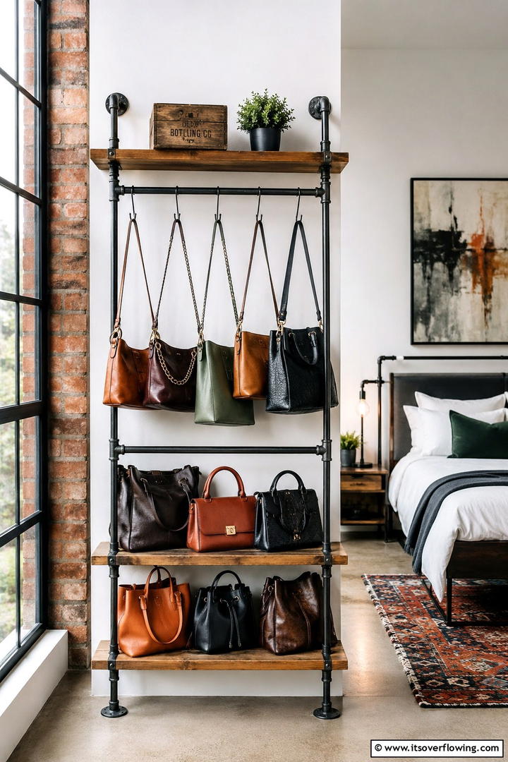 Upcycled Purse Organizer - 30 Efficient Pots and Pans Storage Ideas for a Tidy Kitchen