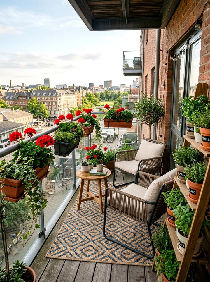 Urban Garden Balcony - 25 amazing garden ideas