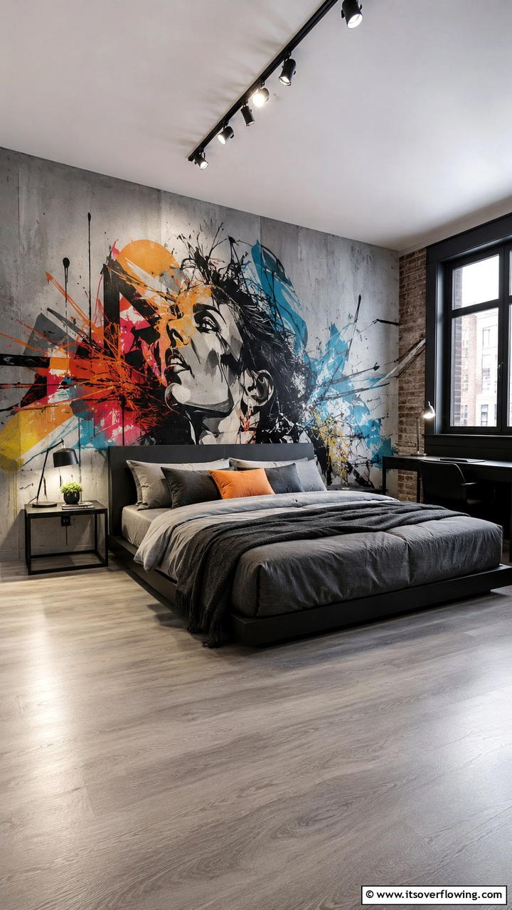 Urban Graffiti - 25 Boys Room Paint Ideas for Fun and Creativity