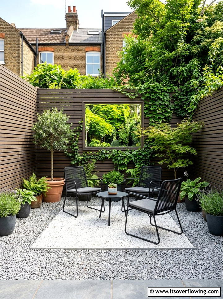 Urban Gravel Backyard - 25 backyard ideas with gravel patio