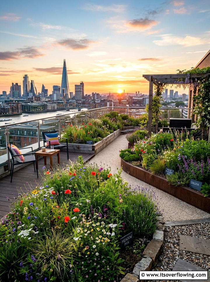 Urban Micro Meadow - 25 garden design ideas with meadows