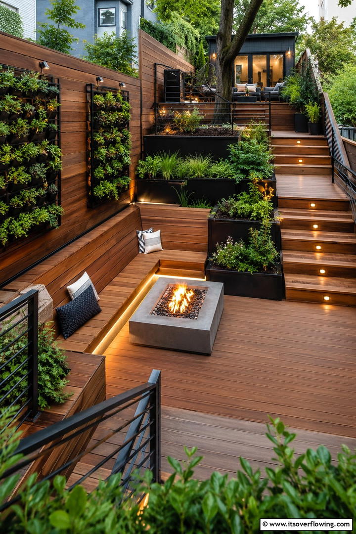 Urban Oasis on a Slope - 30 Sloped Garden Ideas to Transform Challenging Yards