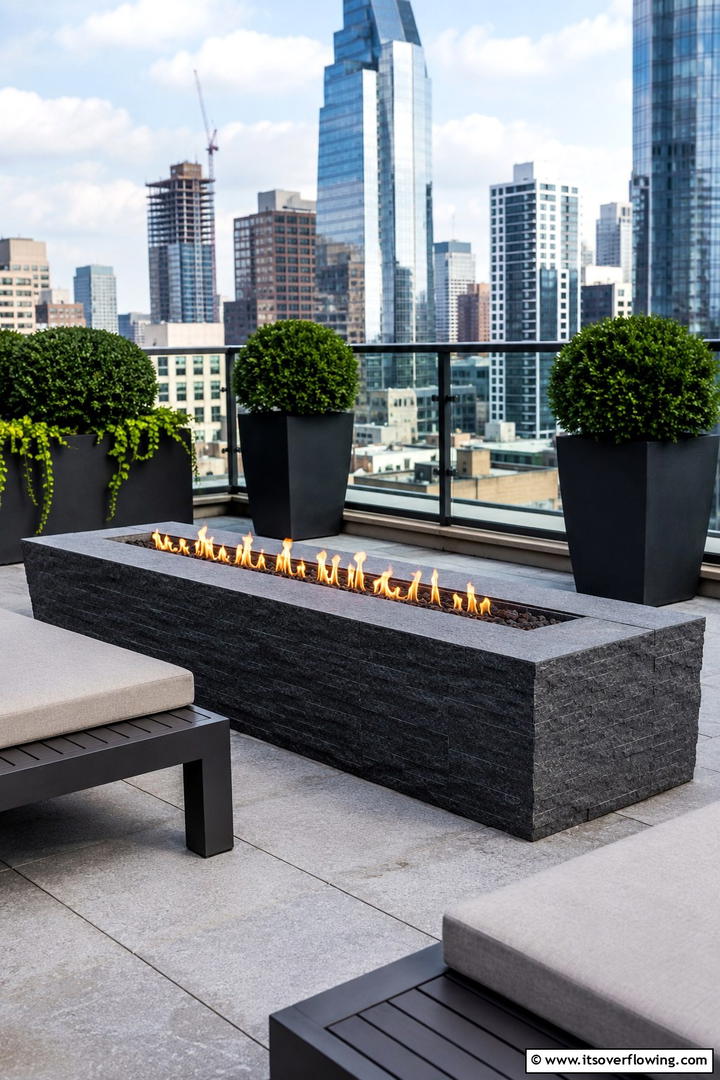 Urban Stone Fire Pit - 30 Elegant Stone Fire Pit Ideas for Backyard Entertaining