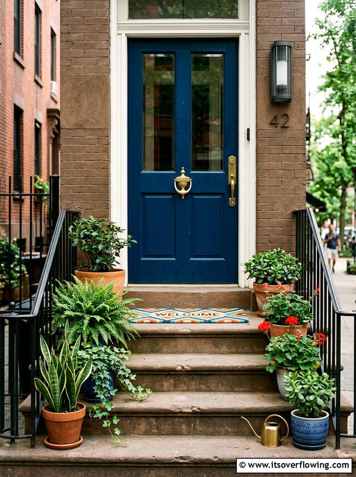 Urban Stoop Decor - 25 front porch ideas for year round style