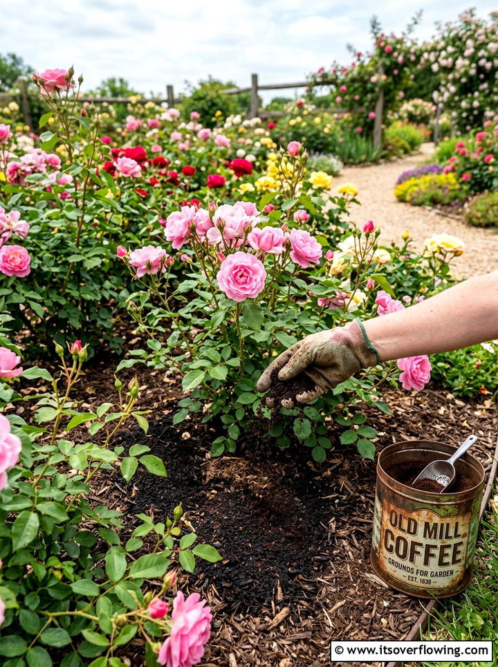 Used Coffee Grounds Fertilizer - 25 cheap garden ideas with composting