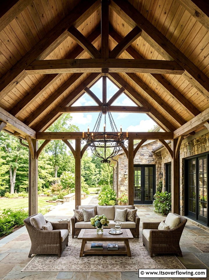 Vaulted Ceiling Porch - 25 front porch ideas for covered porch