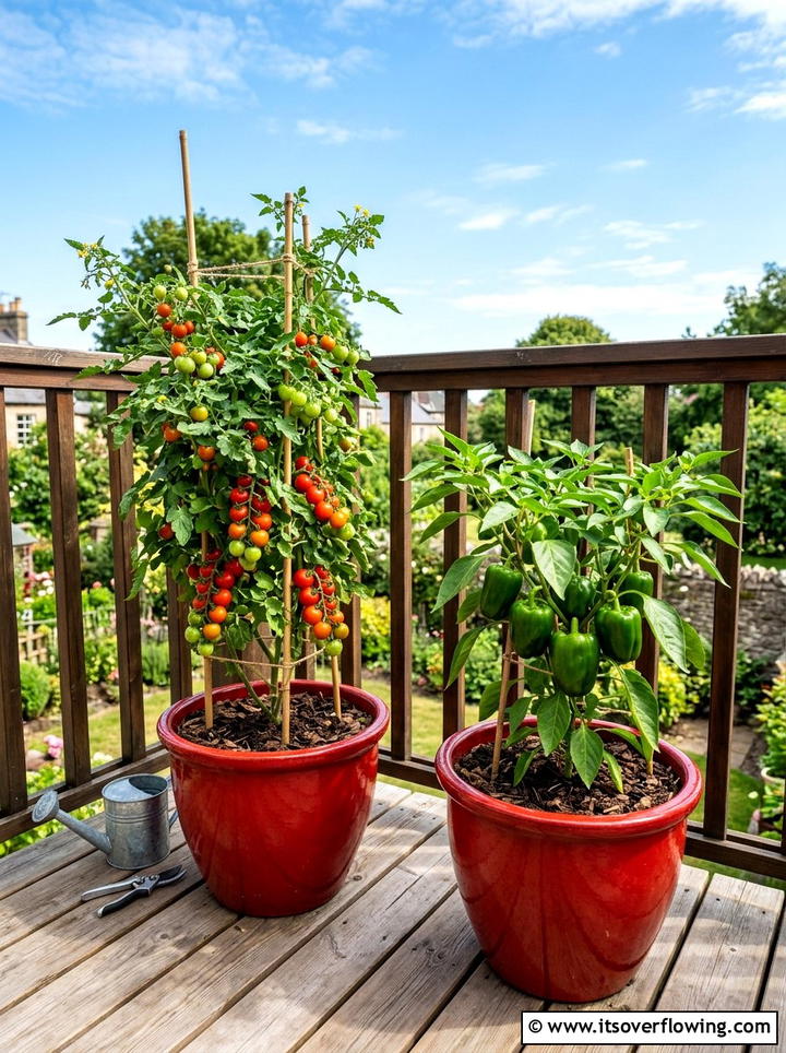 Vegetable Container Garden - 25 garden ideas for apartments