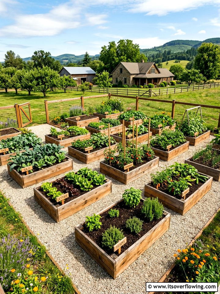 Vegetable Garden Boxes - 25 backyard ideas with farmhouse style